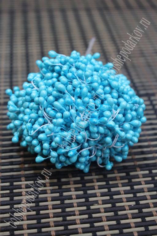 Тычинки голубые (цена за упаковку)