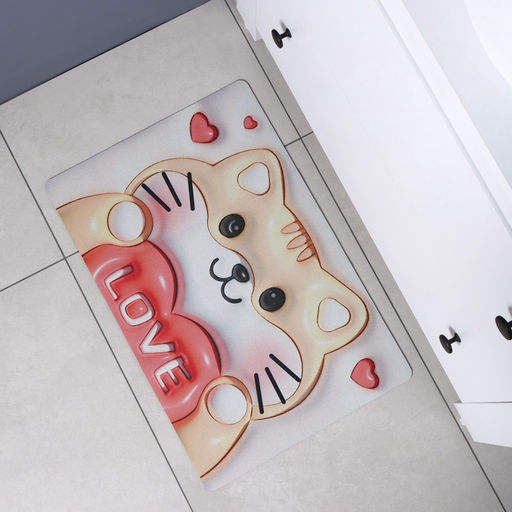 Коврик для дома Доляна Love, влаговпитывающий, 40?60 см  фото 9