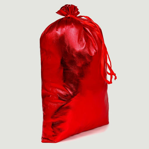 Мешок новогодний Деда Мороза, красный, 60?40 см