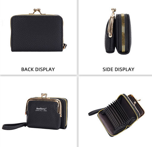 Кошелек W-N8630-Black - Ferro фото 6