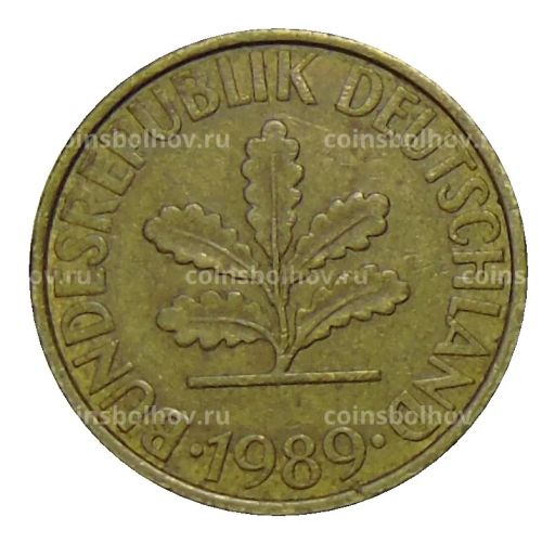 10 пфеннигов 1989 года F Германия