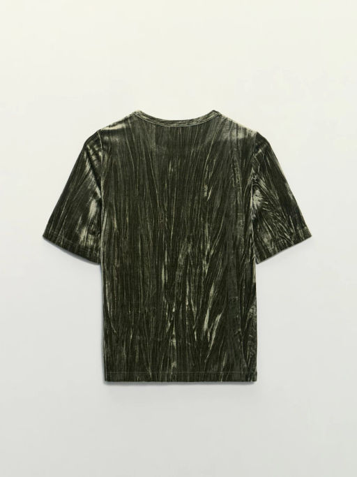 Футболка с коротким рукавом из бархата / Zarina