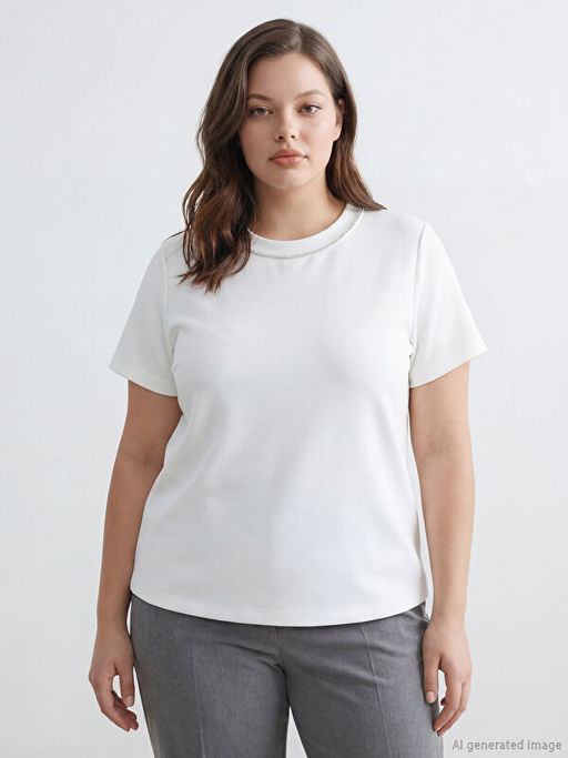 Dik Yaka Ta?l? Kad?n Ti??rt