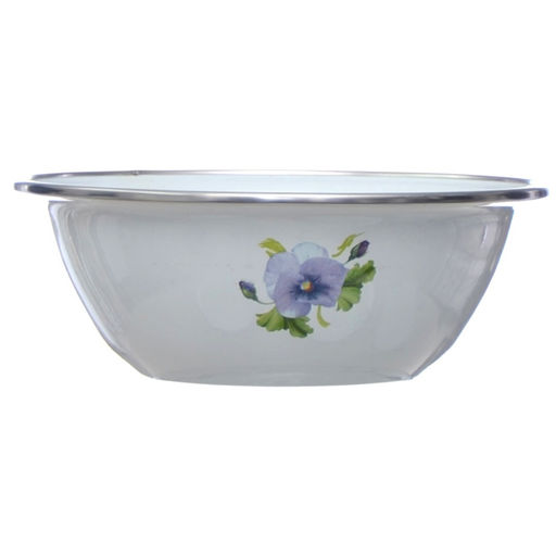 Миска эмал. 0,6л с рис. (г. Лысьва)(С-0305А3/5, С-0305А3/4)