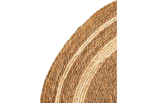 Коврик плетеный 100*100*0,7 см, круглый, водный гиацинт - Elan gallery фото 4