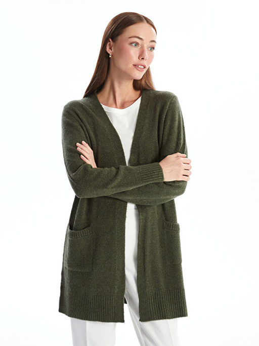 ?al Yaka D?z Uzun Kollu Kad?n Triko H?rka