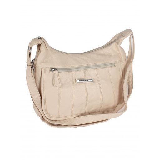 Сумка женская искусственная кожа Guecca-RY 1777, 1отд+карм/пер, плечевой ремень, светло-бежевый SALE 264939