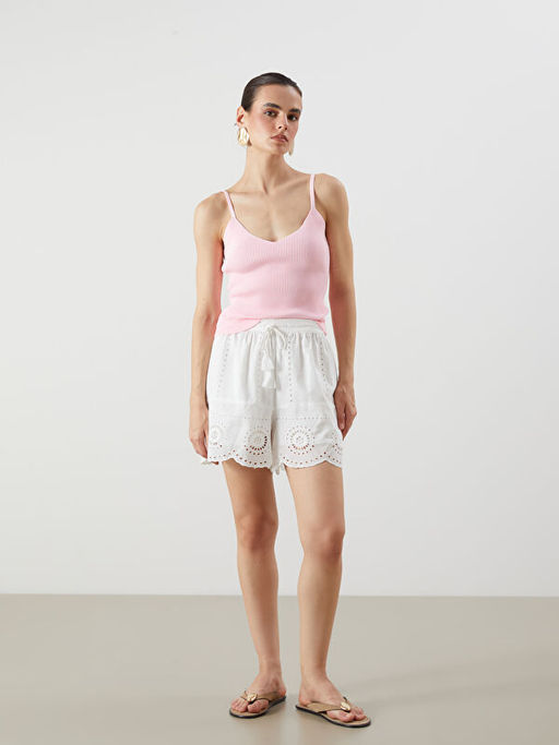 V Yaka ?p Ask?l? Kad?n Triko Atlet