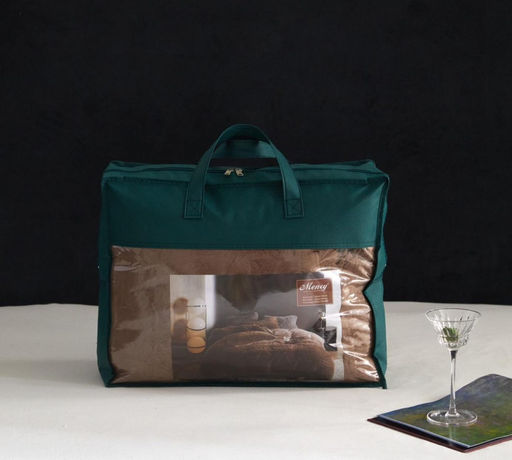 Меховой КПБ Mency Однотонный MMENO002 Евро