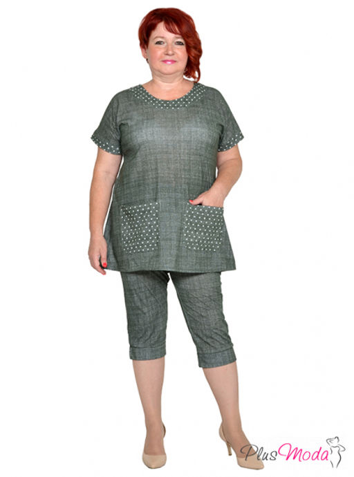 Туника Модель №1957 размеры 44-84 - Plusmoda фото 7