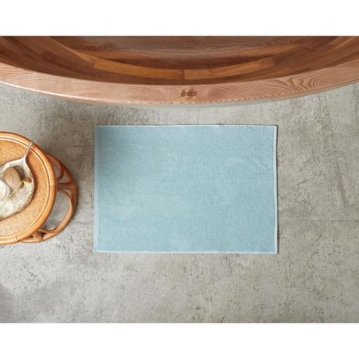 Коврик махровый «Этель» Organic Mint, 50×70 см, хлопок 100%
