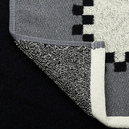 "Missoni-3028" Полотенце махровое 34х78см, плотность 375гр/м2, 100% хлопок, серый (зеленый), Bolangde (Китай)