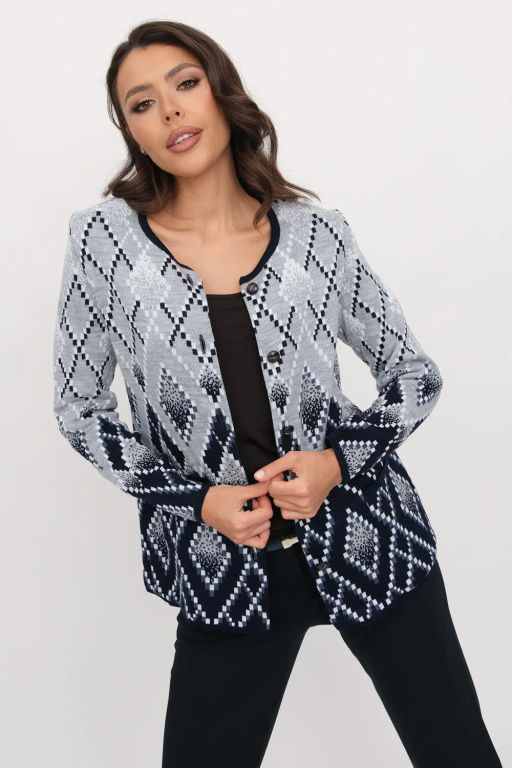 ЗЛАТА Жакет М 2900/синий