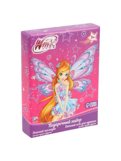 Подарочный набор: гель для душа 250 мл, шампунь 250 мл, ВИНКС