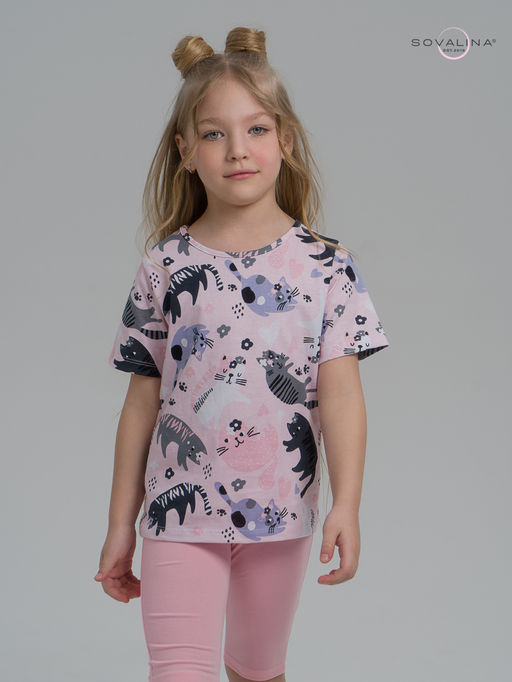 Костюм Актив ленивые котики-розовый - Sovalina фото 14