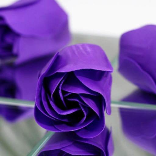 Мыльные розочки, фиолетовые, набор 9 шт. - SB BEAUTY фото 3