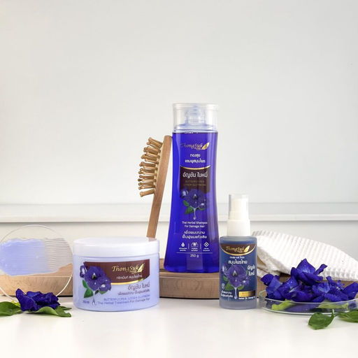 Шампунь д/поврежденных Волос Укрепляющий "Клитория и Литсея" THONGSUK, 250 гр