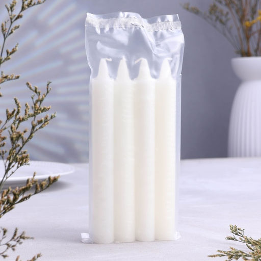 Цена за 3 шт. Набор свечей хозяйственных, 2×15.5 см, 4 ч, 42 г, 4 шт.