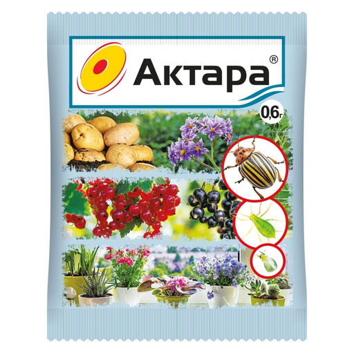 Актара (0,6г) супер средство от колорадского жука, тли,трипсов, белокрылки, щитовки, почвенных мушек