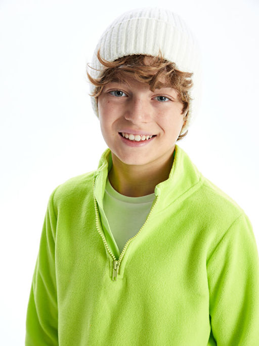 Dik Yaka Polar Erkek ?ocuk Sweatshirt