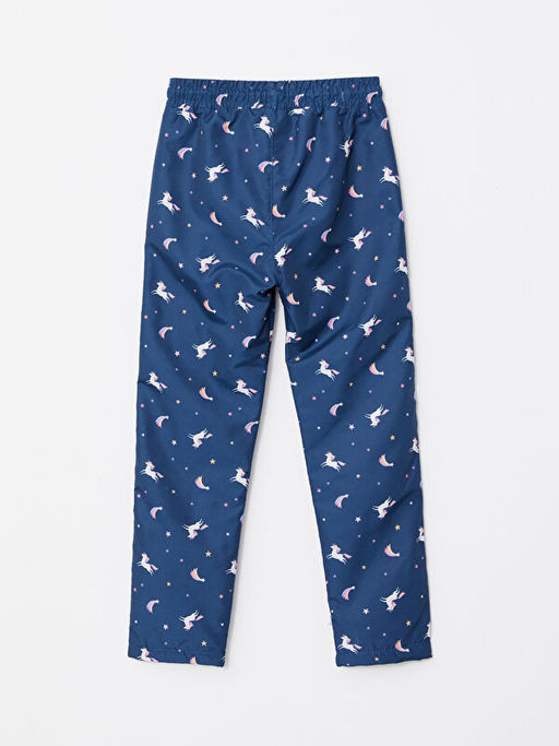 Beli Lastikli Desenli Polar Astarl? K?z ?ocuk Pantolon - Waikiki фото 2