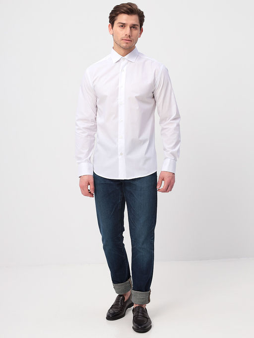 Сорочка мужская длинный рукав GREG 100/199/WHITE/ZV  фото 7