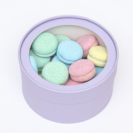 Подарочная коробка Wewak бледно-фиолетовая, завальцованная с окном, 18 х 10 см - Simaland фото 2