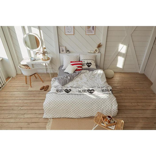 Постельное белье Этель 1.5 сп My heart 143*215 см, 150*214 см, 70*70 см -2 шт, бязь  фото 23