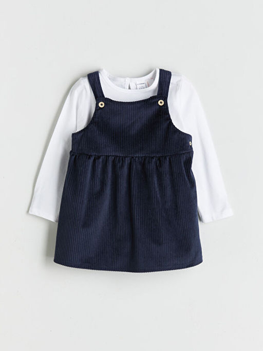 Bisiklet Yaka Basic K?z ?ocuk Ti??rt ve Salopet