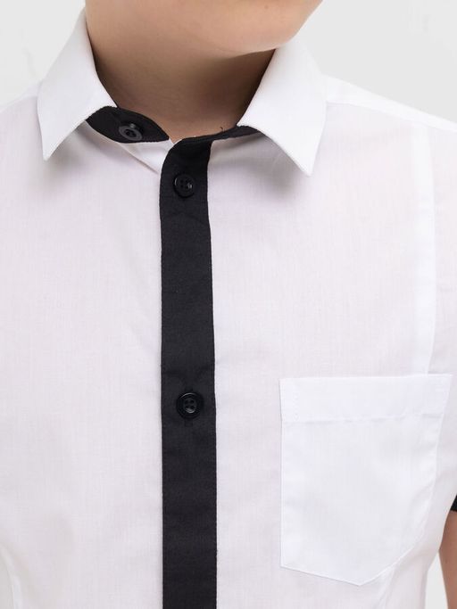 PELICAN, сорочка верхняя для мальчиков, Белый фото 6