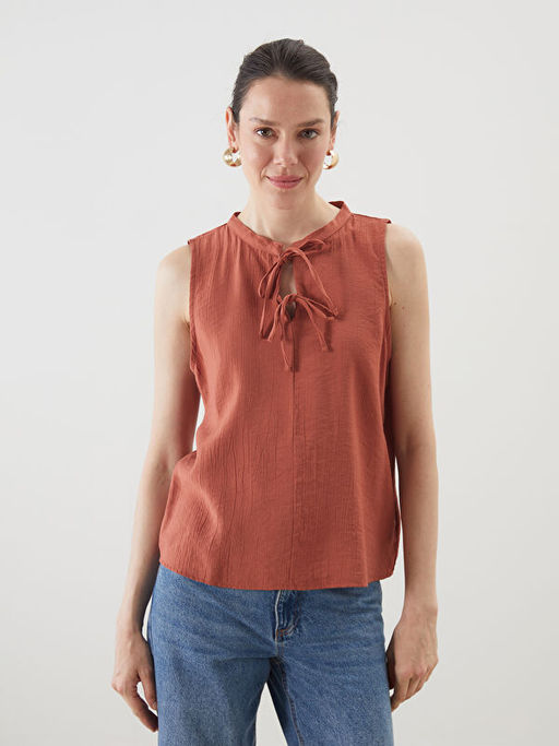 Ba?lamal? Yaka Kad?n Bluz