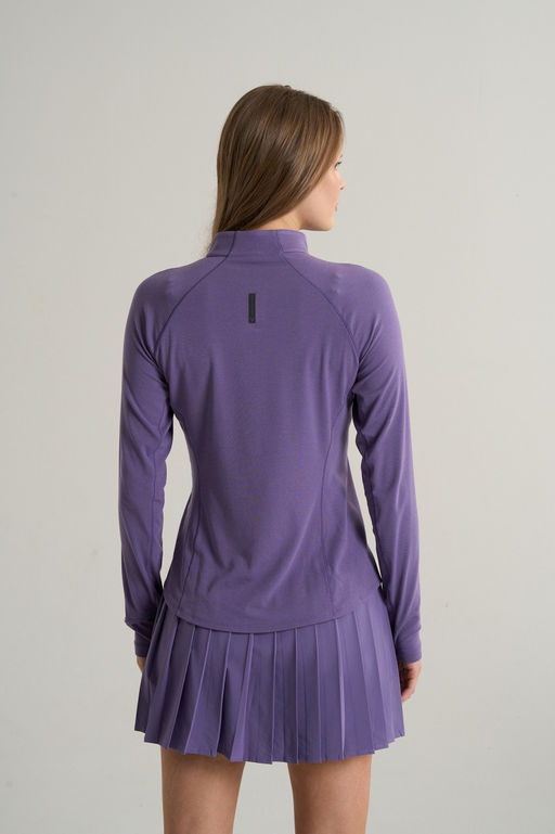 Лонгслив half-zip Фиолетовый ANTA RUNNING LS Tee фото 6