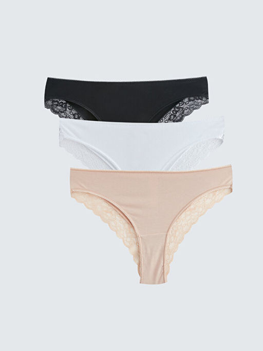 Dantel Detayl? Brazilian K?lot 3l? Paket