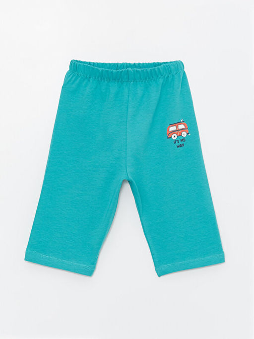 Beli Lastikli Erkek Bebek Kapri Pijama Alt