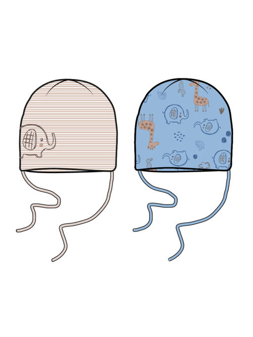 PlayToday / Шапка для мальчика, 2 шт. в комплекте  фото 2