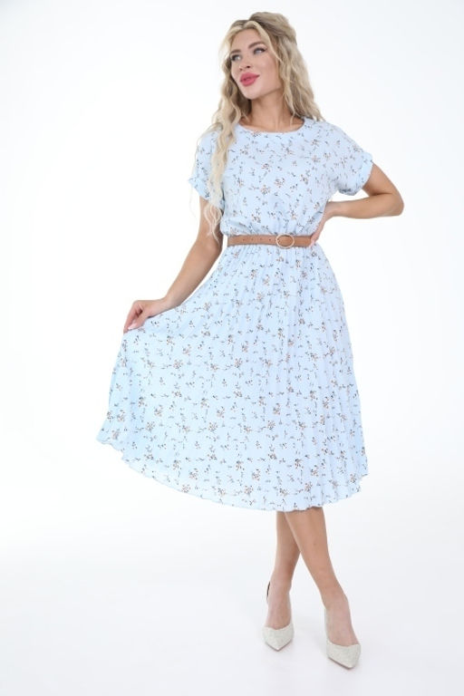 Платье Летнее (гофре,небесный) - Diolche фото 5