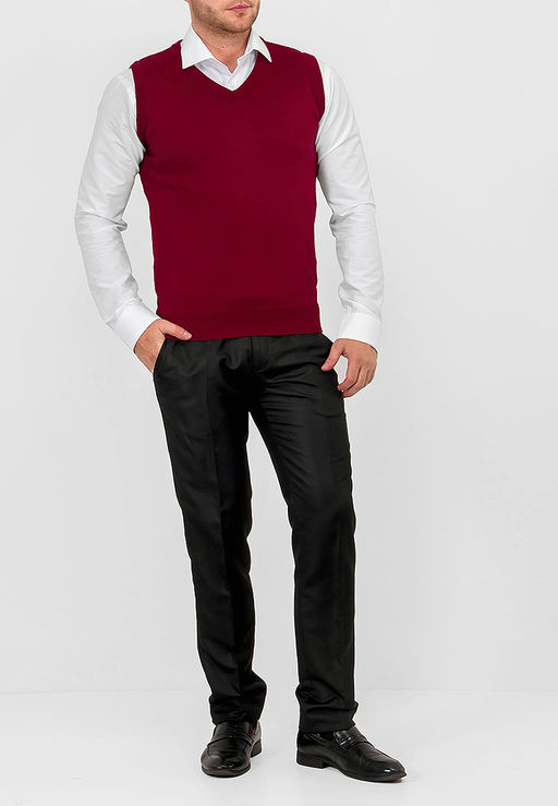 Жилет мужской CASINO c125-бордовый  фото 4