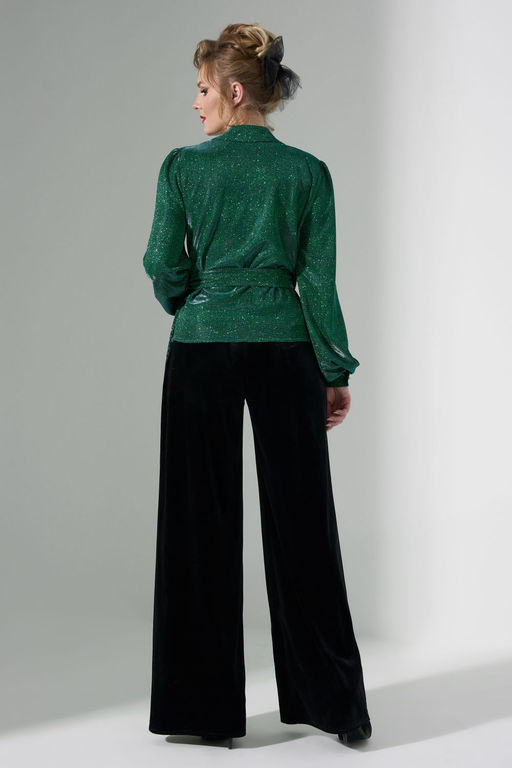 Блуза Euro Moda 484 зеленый