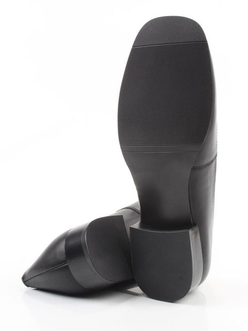 06-DLG03-1 BLACK Туфли женские (натуральная кожа)