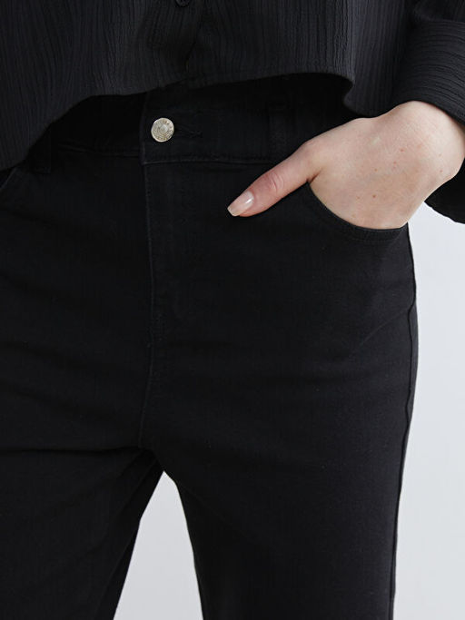 Slim Mom Kad?n Jean Pantolon