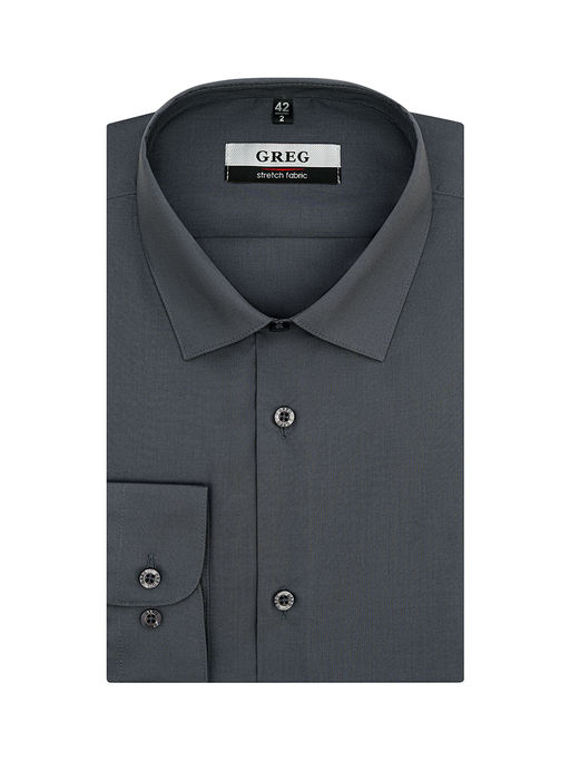 Сорочка мужская длинный рукав GREG 330/237/0873/ZN STRETCH  фото 3