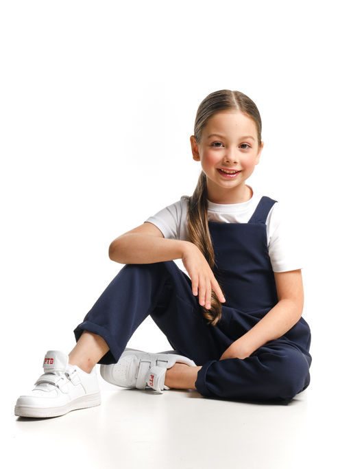 Комбинезон для девочки UD 7143 т.синий - Mini maxi фото 5