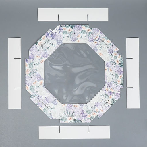 Цена за 5 шт. Коробка кондитерская, упаковка, «С любовью», 27×27×5 см
