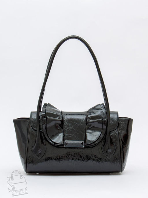 Сумка женская кожаная 2430-2Y black Polina&Eiterou