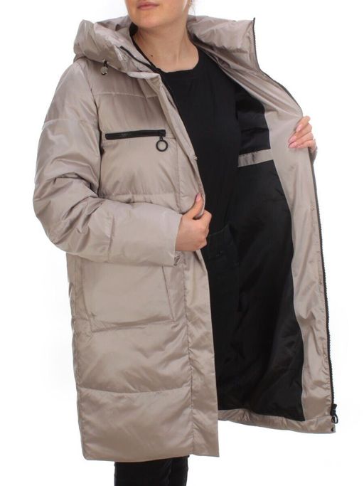 S21122 BEIGE Куртка зимняя женская облегченная Y SILK TREE (150 гр. холлофайбер) - Fashion фото 6