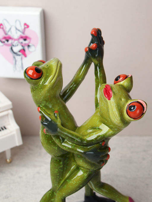Фигурка Лягушка танцующая пара 18 см / YX29014 /уп 24/ - Галеонтрейд фото 3