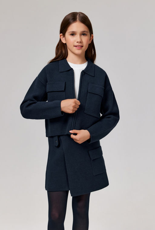 Кардиган детский для девочек Melania1 холодный синий - Acoola фото 6