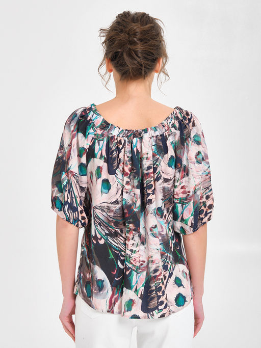 Блуза с открытыми плечами - Marchello marchellini фото 11