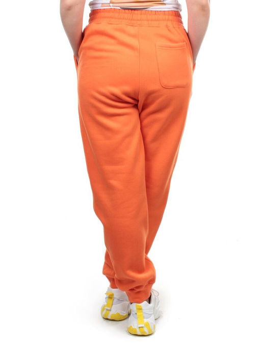 M049 ORANGE Брюки спортивные женские на флисе (100% хлопок) 7986 - Fashion фото 6