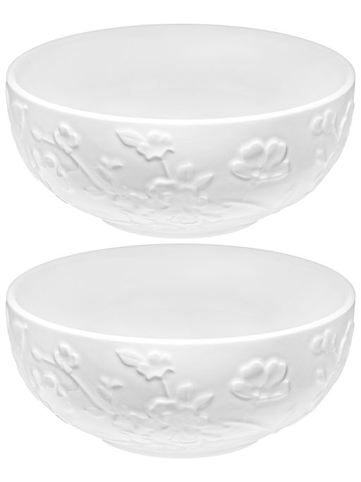 Набор 2 салатников 600 мл 15*15*6,5 см Цветущая сакура, фарфор - Elan gallery фото 4